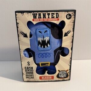 Kreepy Baraz Blazer Plush Doll, 6in, Blue Black